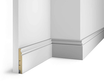 Плинтус AP10, 100X16X2400 с пазом, Напольные плинтусы, Cosca Плинтус AP10, 100X16X2400 с пазом, Напольные плинтусы, Cosca