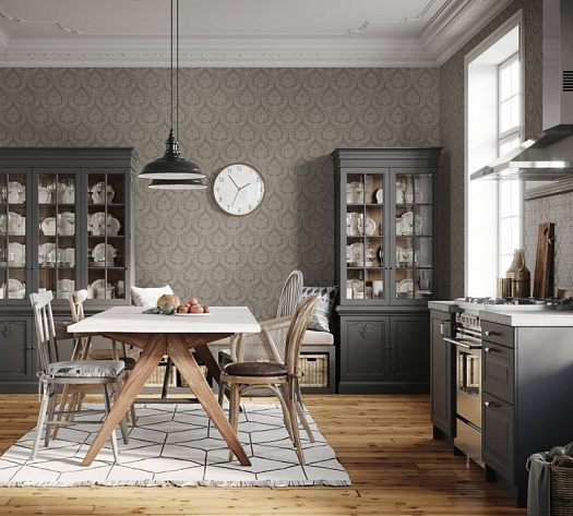 Обои в интерьере артикул ARTS1 010, Mozart, Artsimple Обои в интерьере артикул ARTS1 010, Mozart, Artsimple