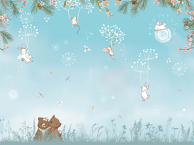 Фотообои Little Forest 6, LITTLE FOREST, Wall street