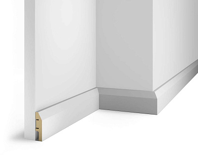 Плинтус AP04, 60X16X2400 с пазом, Напольные плинтусы, Cosca Плинтус AP04, 60X16X2400 с пазом, Напольные плинтусы, Cosca